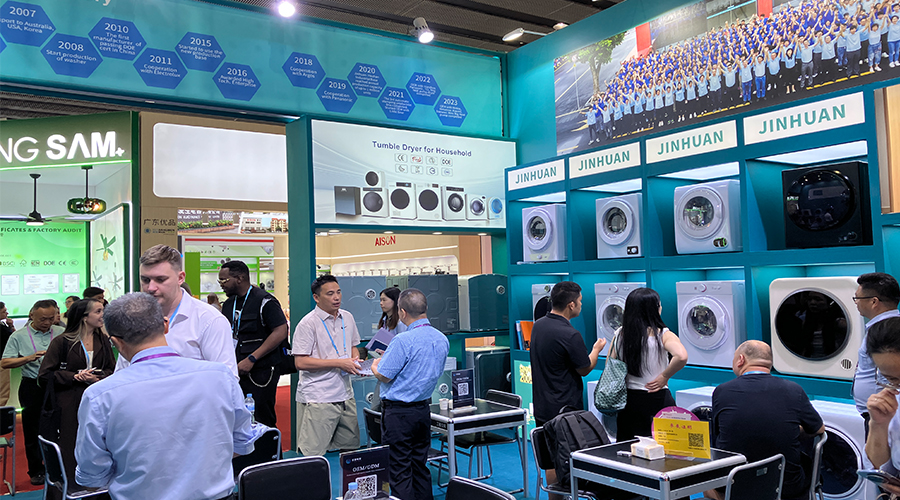 廣交會新老朋友齊聚，金環(huán)電器展位人氣旺