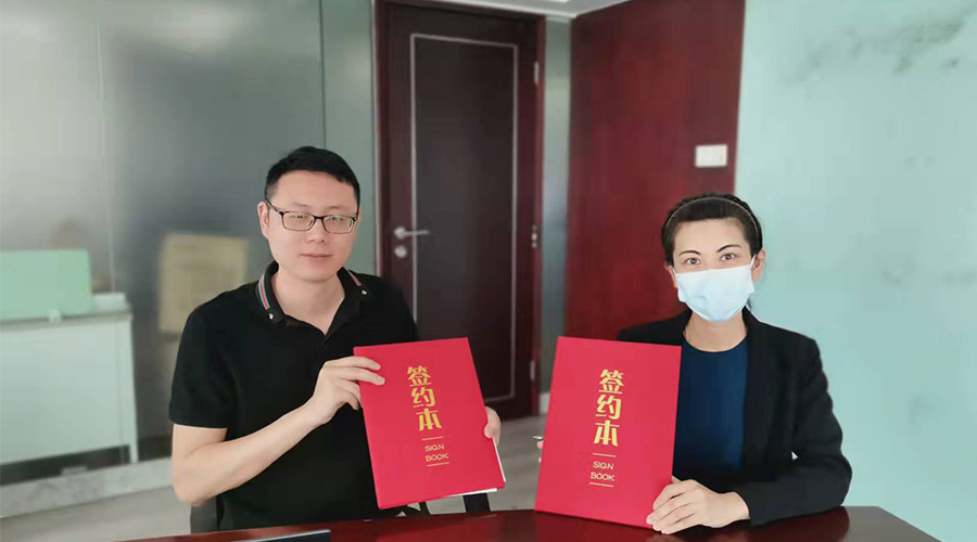 祝賀！金環(huán)電器與寧波某品牌電商客戶再次合作，簽約成功！